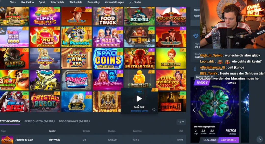 Orangemorange beim Streamen 